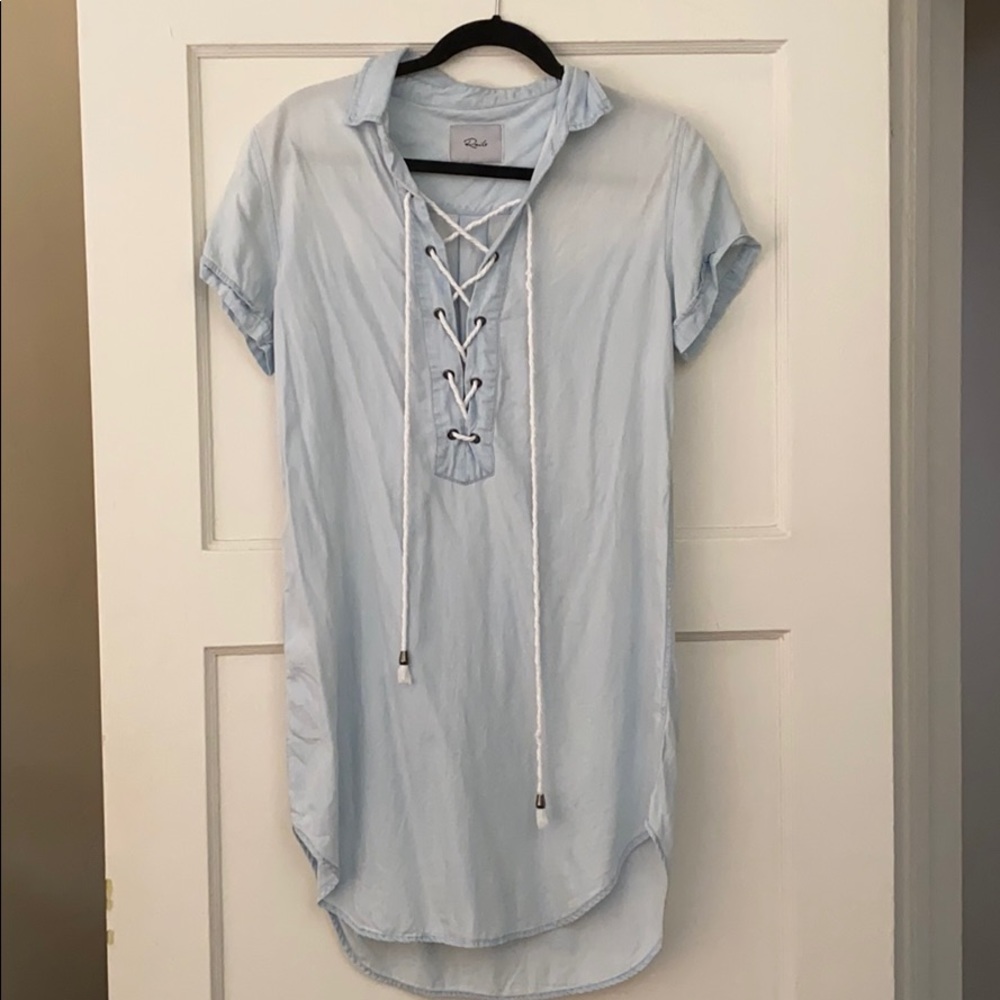RAILS denim shirt dress